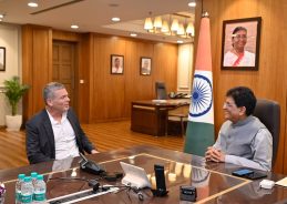 Union Minister Piyush Goyal holds meeting with Check Point Software CEO Nadav Zafrir in New Delhi Union Minister Piyush Goyal holds meeting with Check Point Software CEO Nadav Zafrir in New Delhi