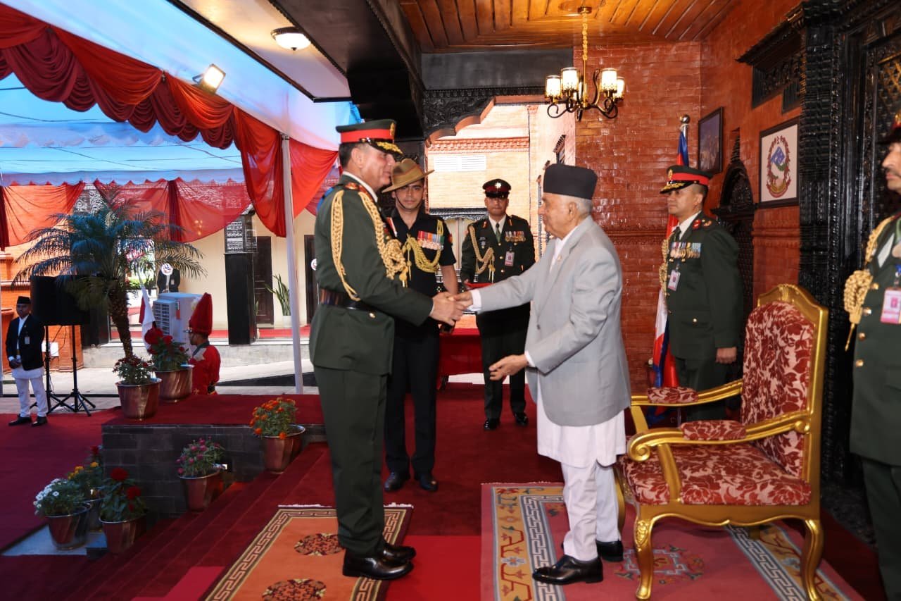 Indian Army Chief General Dhiraj Seth conferred Honorary Rank of General of Nepali Army by Nepal President