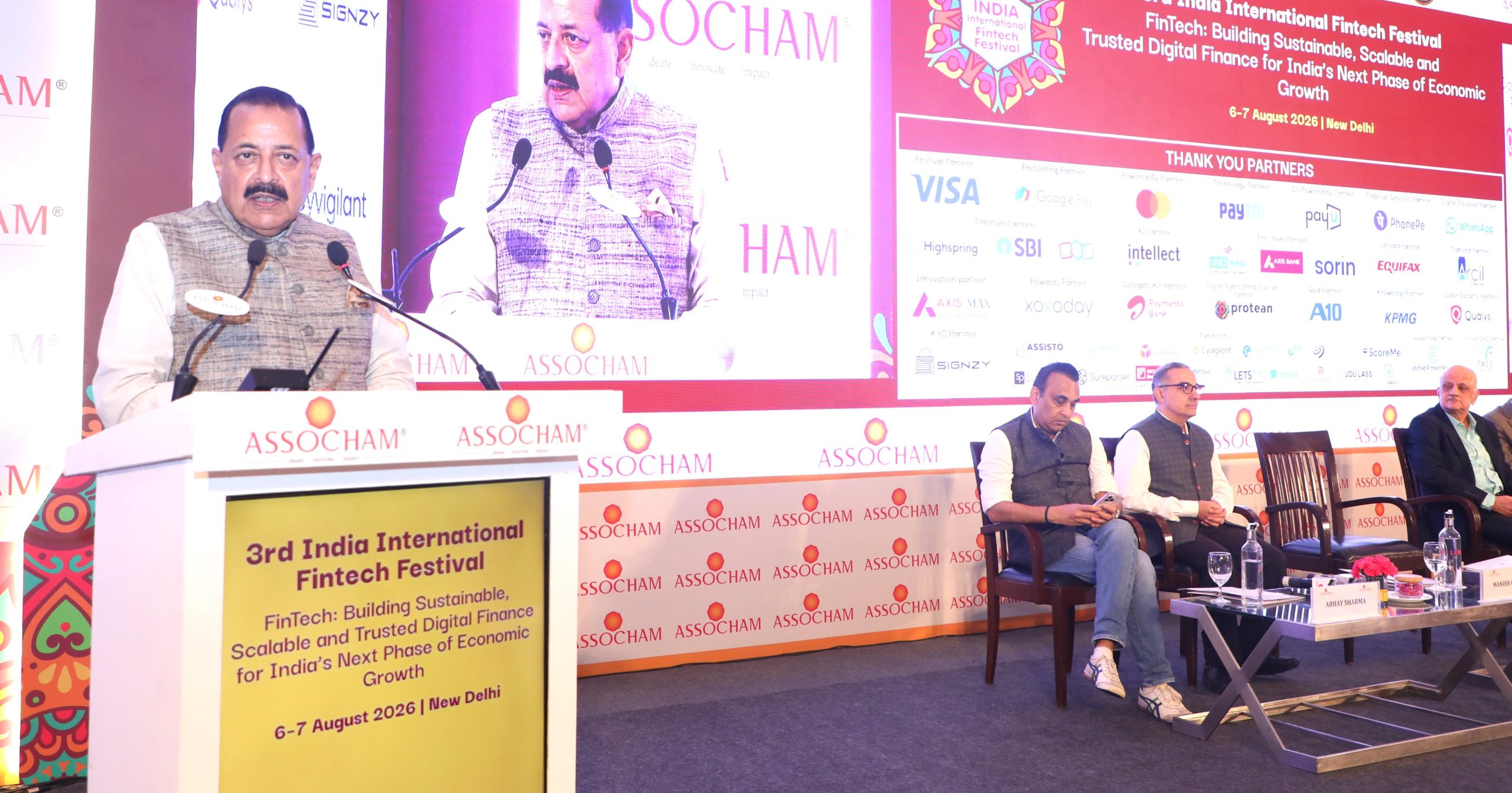 Union Minister Dr Jitendra Singh addresses 3rd India International FinTech Festival in New Delhi