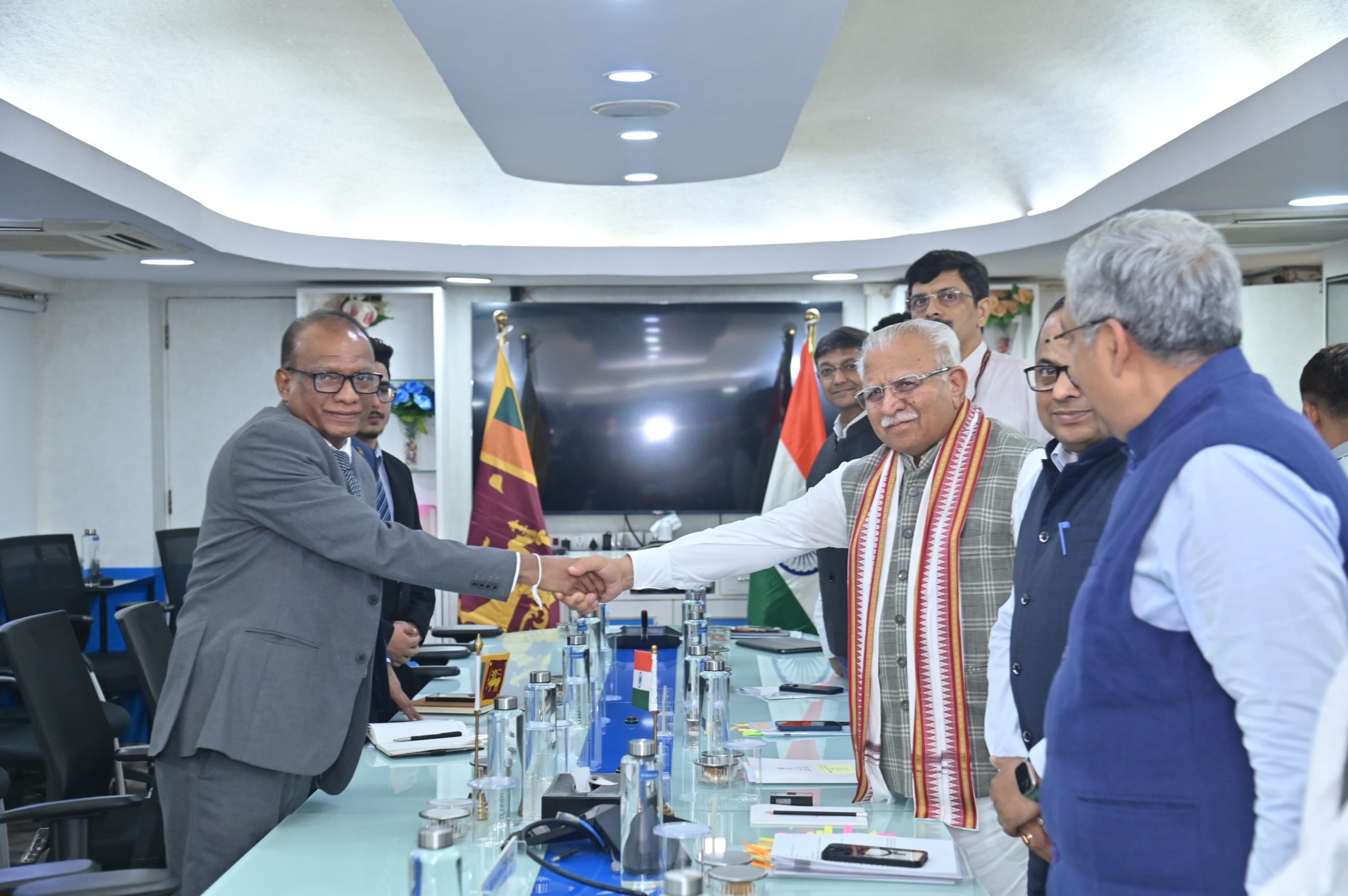 India & Sri Lanka review bilateral cooperation in power sector at a meeting in New Delhi