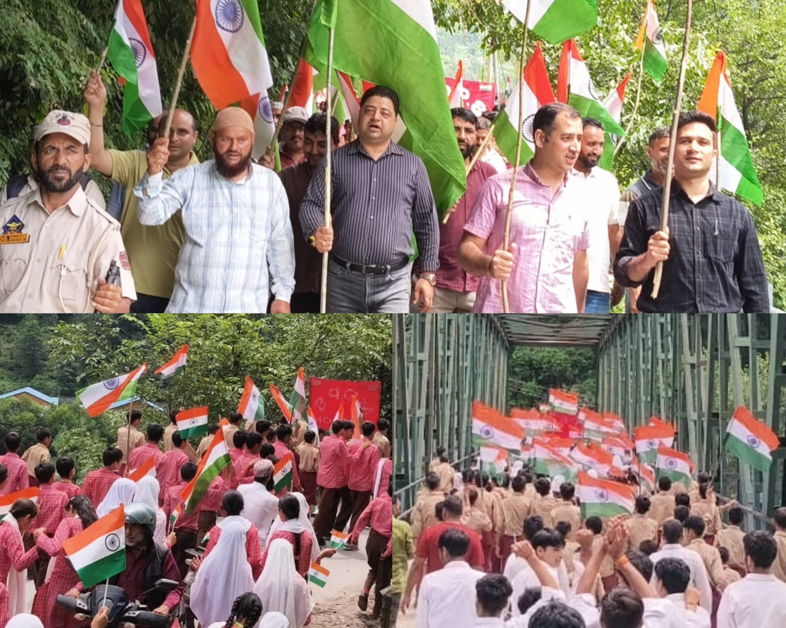जम्मू-कश्मीर के डोडा में ‘हर घर तिरंगा’ अभियान के तहत तिरंगा रैली आयोजित