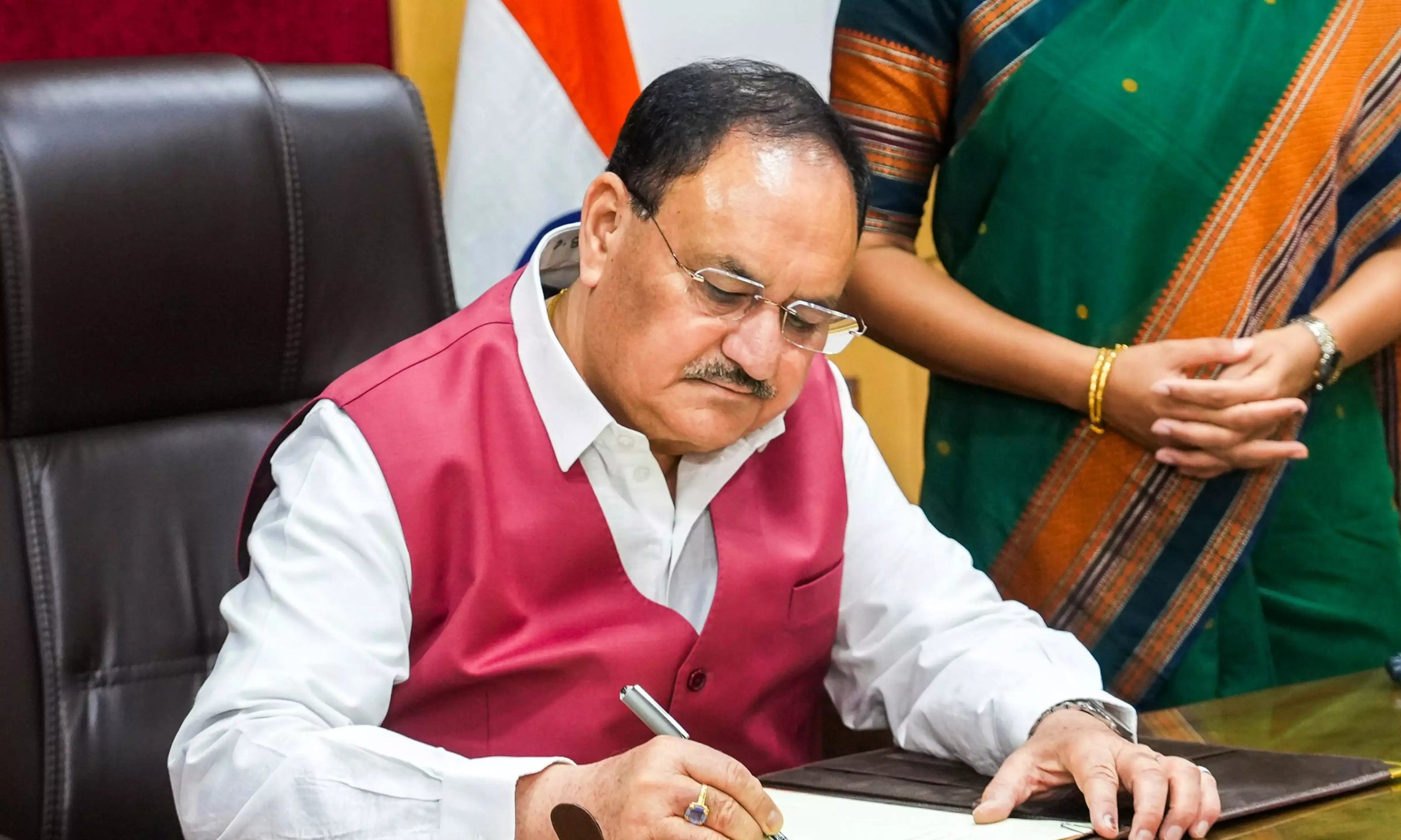 Union Health Minister J.P. Nadda undergoes Angioplasty at AIIMS New Delhi