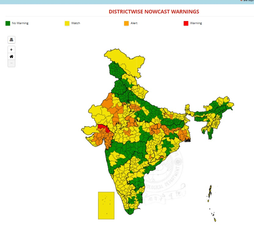 बंगाल की खाड़ी में निम्न दबाव क्षेत्र बनने से ओडिशा और पश्चिम बंगाल में तेज वर्षा की संभावना