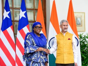 विदेश मंत्री डॉ. एस. जयशंकर और लाइबेरिया की विदेश मंत्री के बीच द्विपक्षीय संबंधों पर बातचीत हुई