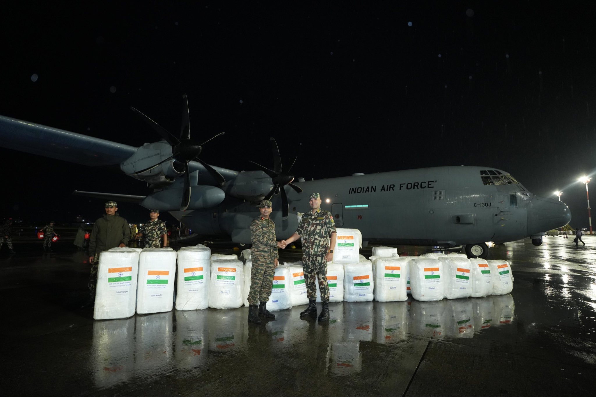 India sends fourth flight carrying 11 tonnes of humanitarian aid to Nepal