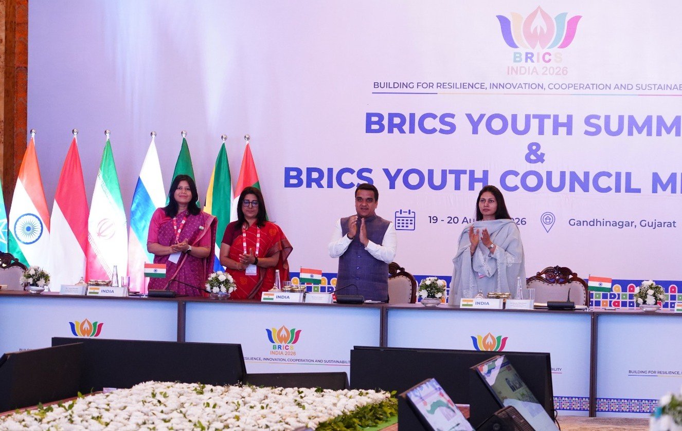 ब्रिक्स युवा शिखर सम्मेलन और ब्रिक्स युवा परिषद की बैठक गांधीनगर में शुरू हुई