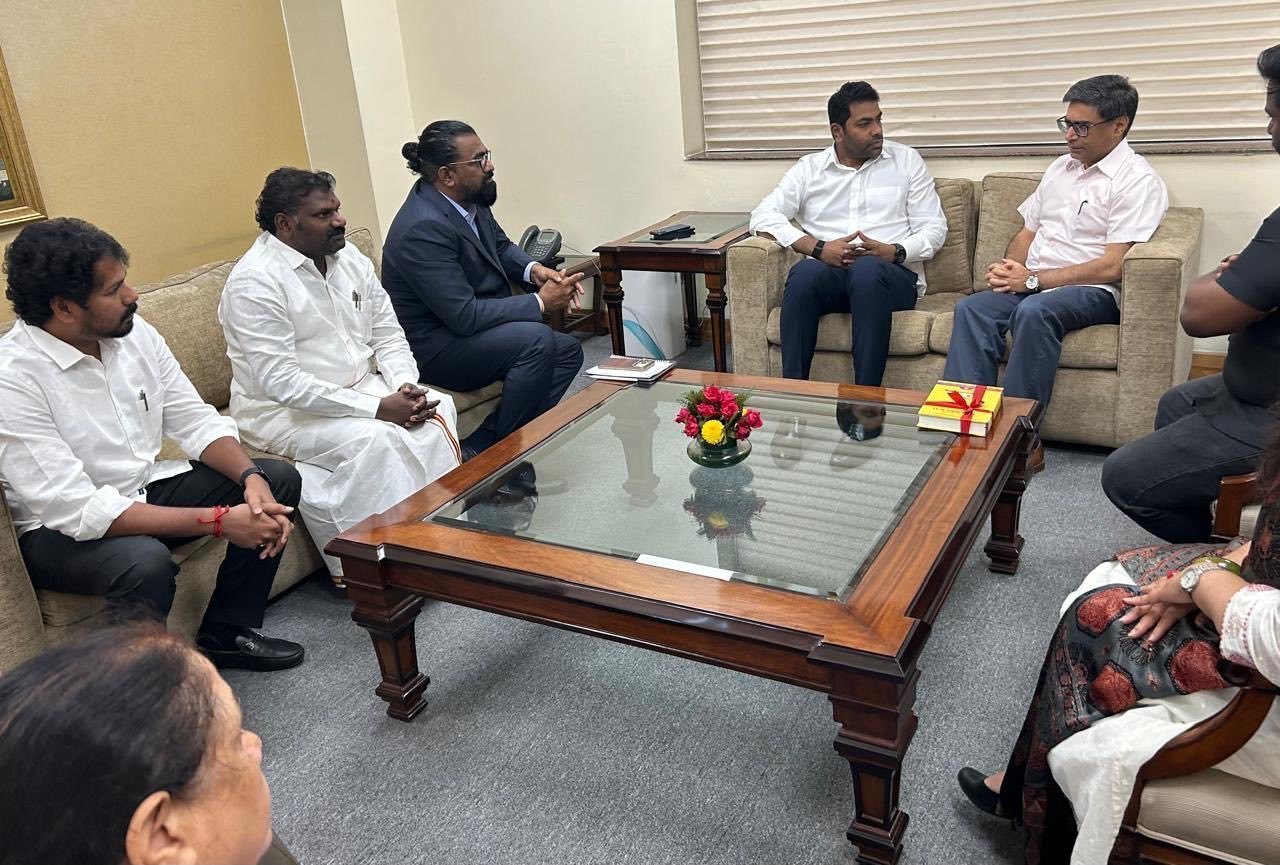 विदेश सचिव विक्रम मिसरी ने तमिलनाडु के वरिष्ठ मंत्रियों के प्रतिनिधिमंडल से मुलाकात की