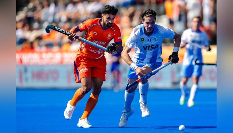 FIH Hockey World Cup: Argentina defeat India 3-5  in second-round pool match