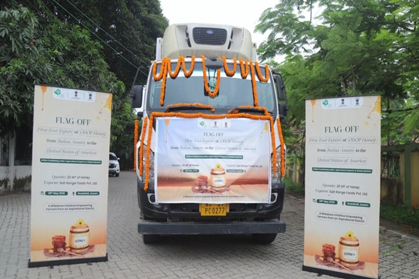 First-ever export of mustard honey from Tripura to Dubai creates access to international markets for locals