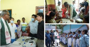 চৰাইদেউ আৰু শিৱসাগৰৰ বানপীড়িতসকলৰ বাবে ৰাজ্যৰ স্বাস্থ্য আৰু পৰিয়াল কল্যাণ বিভাগৰ একাধিক স্বাস্থ্য শিবিৰ