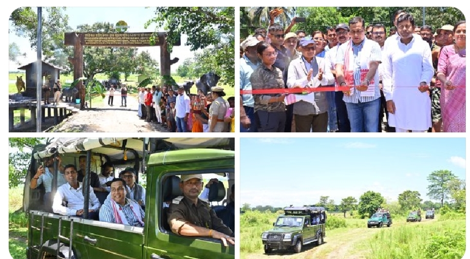 কাজিৰঙাত আন্তঃগাঁথনি উন্নয়ন আৰু আধুনিকীকৰণৰ কেইবাটাও প্ৰকল্পৰ কামকাজ পৰিদৰ্শন বনমন্ত্ৰী জয়ন্ত মল্ল বৰুৱাৰ