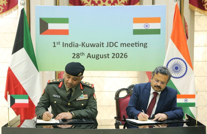 India-Kuwait Joint Defence Committee holds inaugural meeting in New Delhi