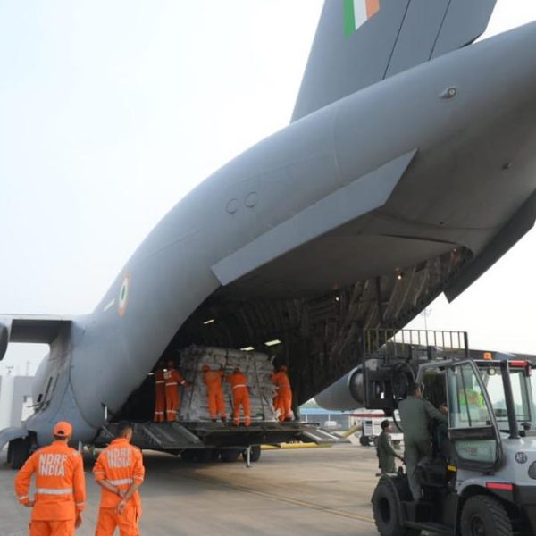 India sends third flight carrying ten tonnes of humanitarian assistance to flood-hit Nepal