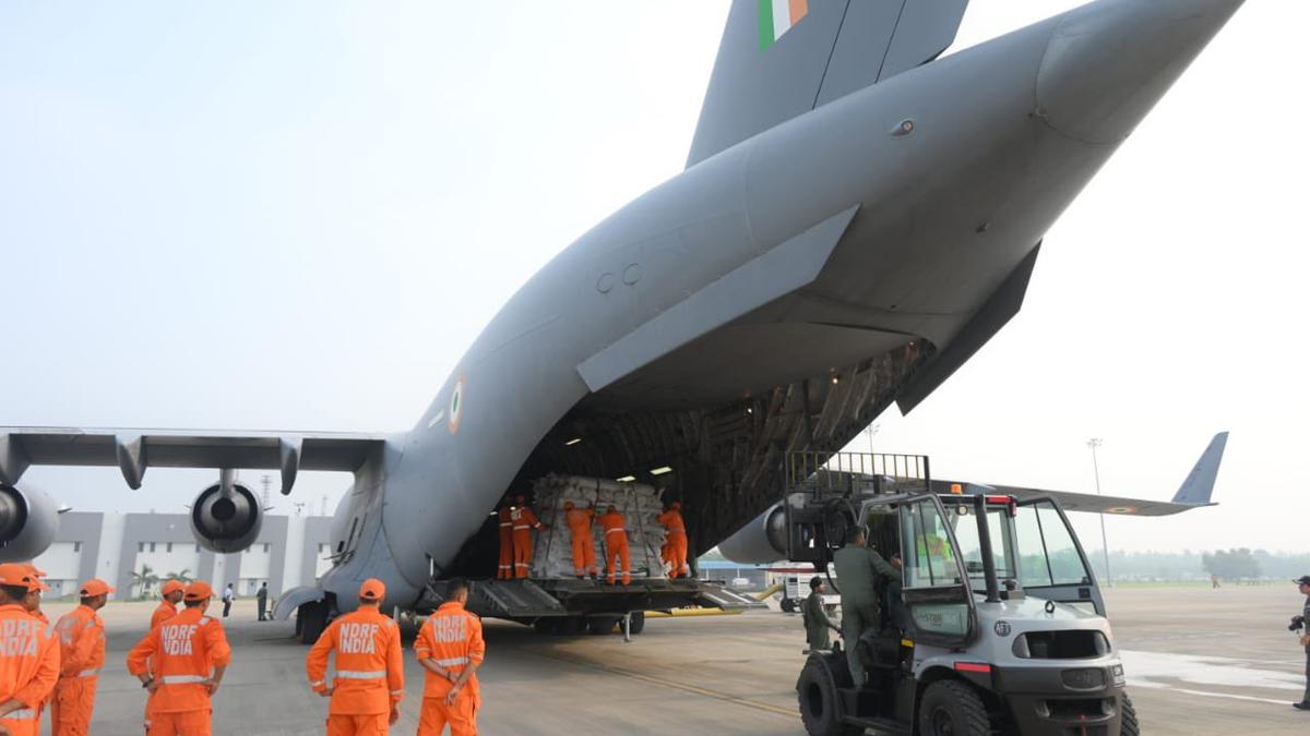 India sends over 47 tonnes of emergency relief supplies to Nepal