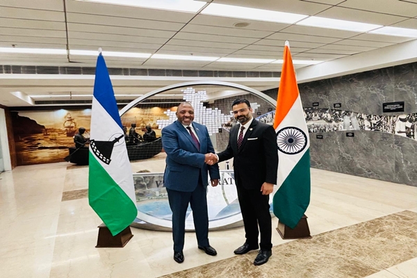 India and Lesotho review entire bilateral spectrum to enhance South-South cooperation 