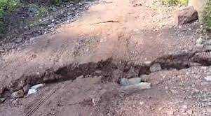 Land subsidence in J&K’s Kheri village damages around 12 houses