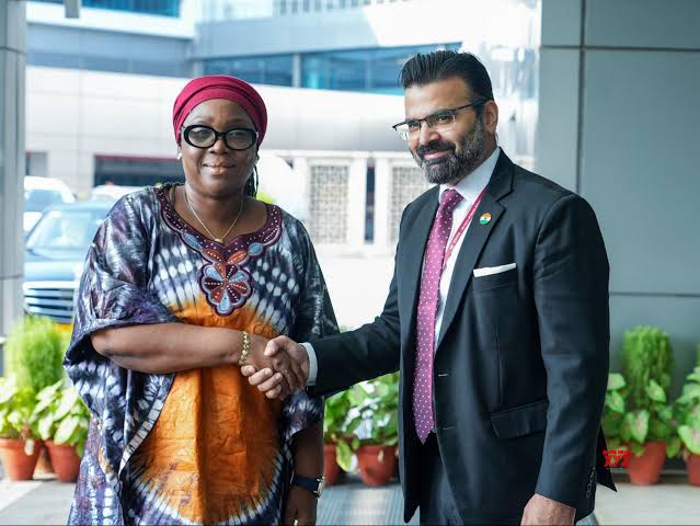 Liberia’s Foreign Minister Sara Beysolow Nyanti arrives in New Delhi on two-day visit to India