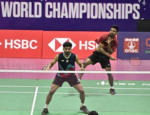 M R Arjun and Hariharan Amsakarunan advance to BWF World Championships second round