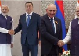 PM Modi holds bilateral meetings with leaders of Iran, Kyrgyzstan & Armenia in Bishkek