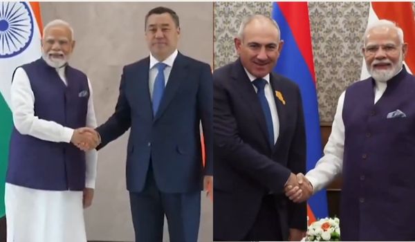 PM Modi holds bilateral meetings with leaders of Iran, Kyrgyzstan & Armenia in Bishkek
