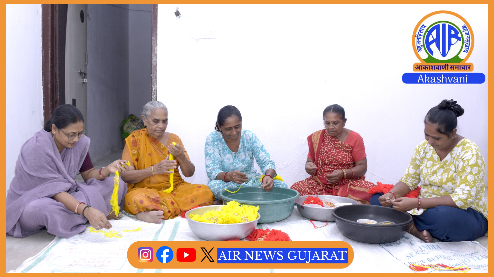 મરચાં માટે પ્રખ્યાત શેરથા ગામની નવી ઓળખ: સખી મંડળની બહેનો રાખડી બનાવી બની આત્મનિર્ભર