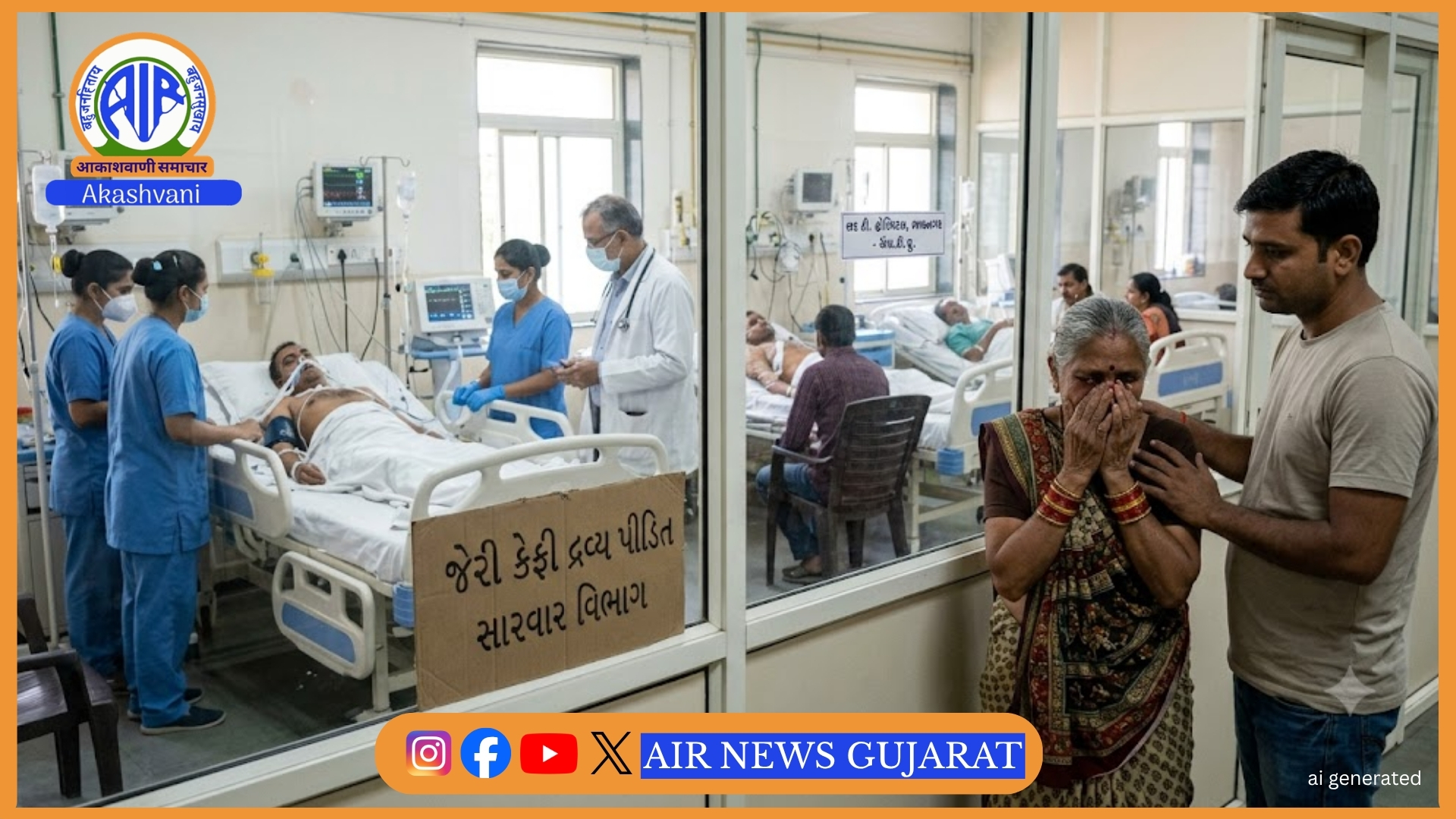 ભાવનગર દુર્ઘટના: ઝેરી કેફી દ્રવ્ય કેસમાં વધુ એક દર્દીનું મોત, કુલ મૃત્યુઆંક 10 પર પહોંચ્યો