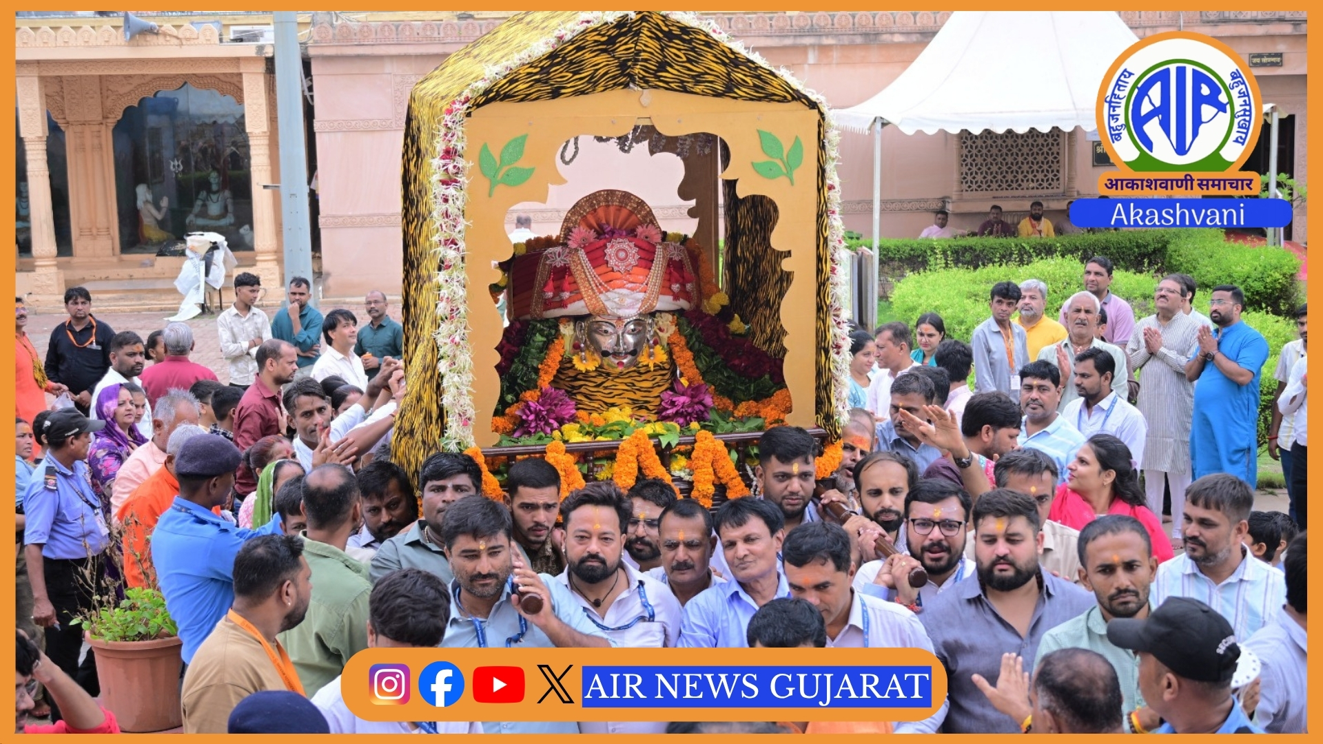 શિવભક્તિના રંગે રંગાયું સોમનાથ: શ્રાવણના 2 જા સોમવારે નીકળી ભવ્ય પાલખી યાત્રા.