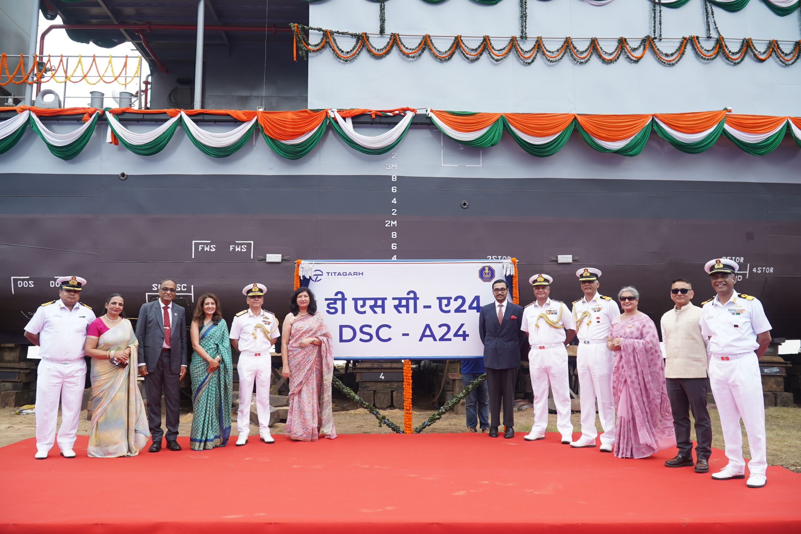Defence Ministry launches indigenous Diving Support Craft DSC A24