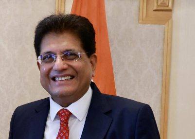 भारत के मुक्त व्यापार समझौते वैश्विक व्यापार के लगभग 75% हिस्से को कवर करेंगे: उद्योग मंत्री पीयूष गोयल भारत के मुक्त व्यापार समझौते वैश्विक व्यापार के लगभग 75% हिस्से को कवर करेंगे: उद्योग मंत्री पीयूष गोयल