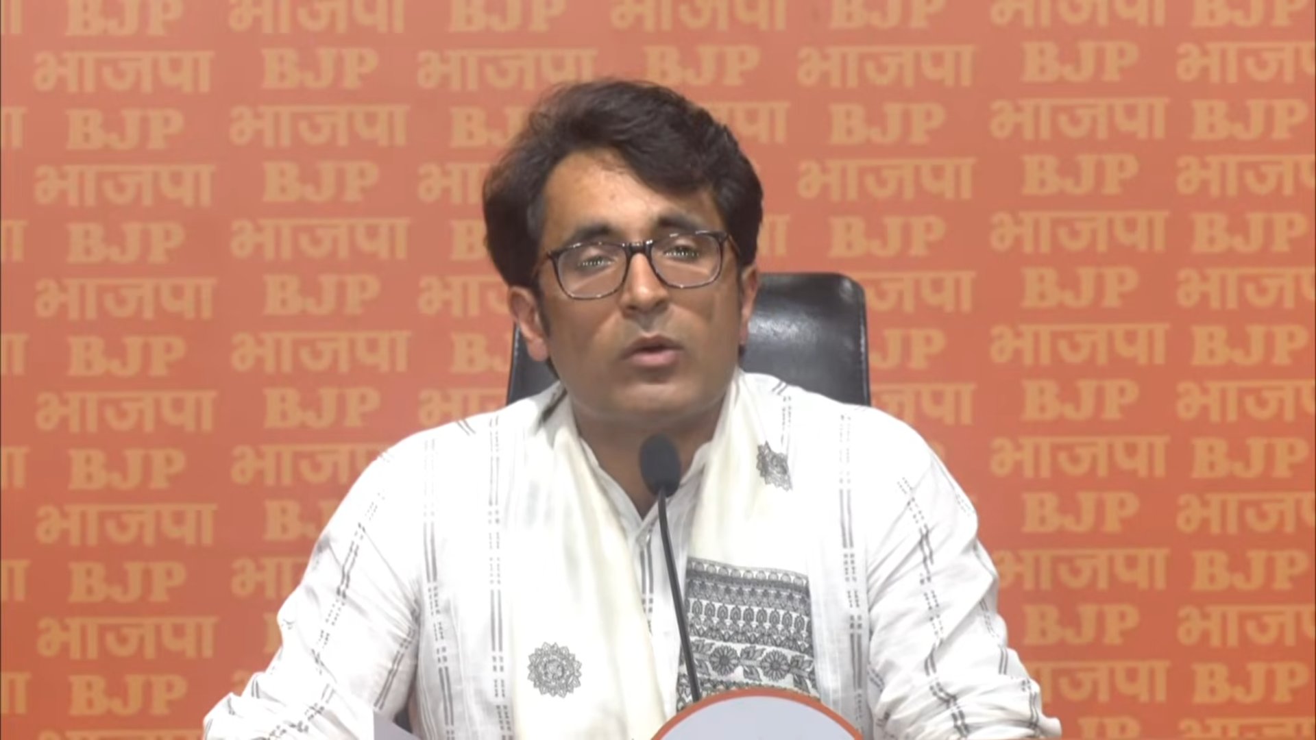 BJP accuses Congress of opposing Vande Mataram during Independence Day celebrations