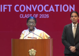 President Murmu urges NIFT students to adopt global outlook with cultural roots President Murmu urges NIFT students to adopt global outlook with cultural roots