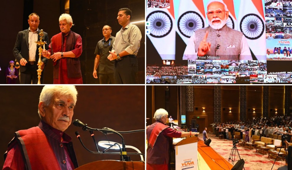 जम्मू-कश्मीर: उपराज्यपाल मनोज सिन्हा ने ‘नशा मुक्त युवा विकसित भारत संकल्प अभियान’ कार्यक्रम में भाग लिया