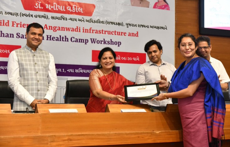 આંગણવાડી બાળકો માટે સર્વાંગી વિકાસનું પ્રથમ પગથીયું: મંત્રી ડૉ. મનીષાબેન વકીલ