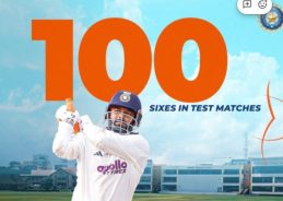 ઋષભ પંત ટેસ્ટ ક્રિકેટમાં 100 સિક્સર ફટકારનાર પ્રથમ ભારતીય ખેલાડી બન્યો