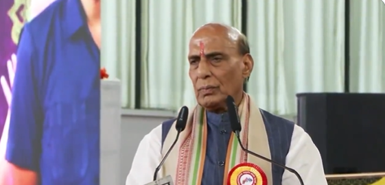 रक्षा मंत्री राजनाथ सिंह ने कहा- अहिंसा और शांति भारत की संस्कृति का हिस्सा हैं