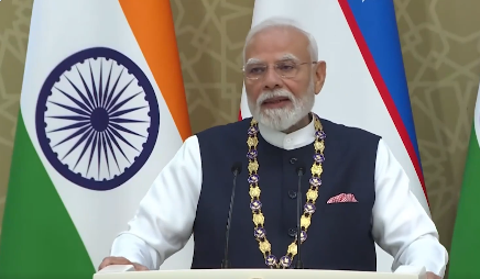 भारत और उज्बेकिस्तान संबंधों को व्यापक रणनीतिक साझेदारी के स्तर तक बढ़ा रहे हैं: प्रधानमंत्री नरेन्‍द्र मोदी