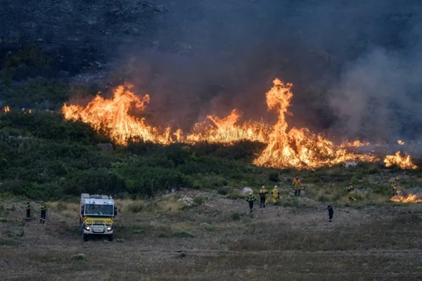 European countries battling wildfires and hottest summer on record