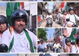 Union Minister Manohar Lal joins Tiranga Yatra under Har Ghar Tiranga campaign Union Minister Manohar Lal joins Tiranga Yatra under Har Ghar Tiranga campaign