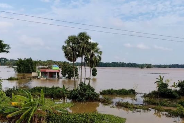 ओडिशा: बैतरानी नदी में बाढ़ से राज्‍य के उत्तरी क्षेत्र में जन-जीवन प्रभावित