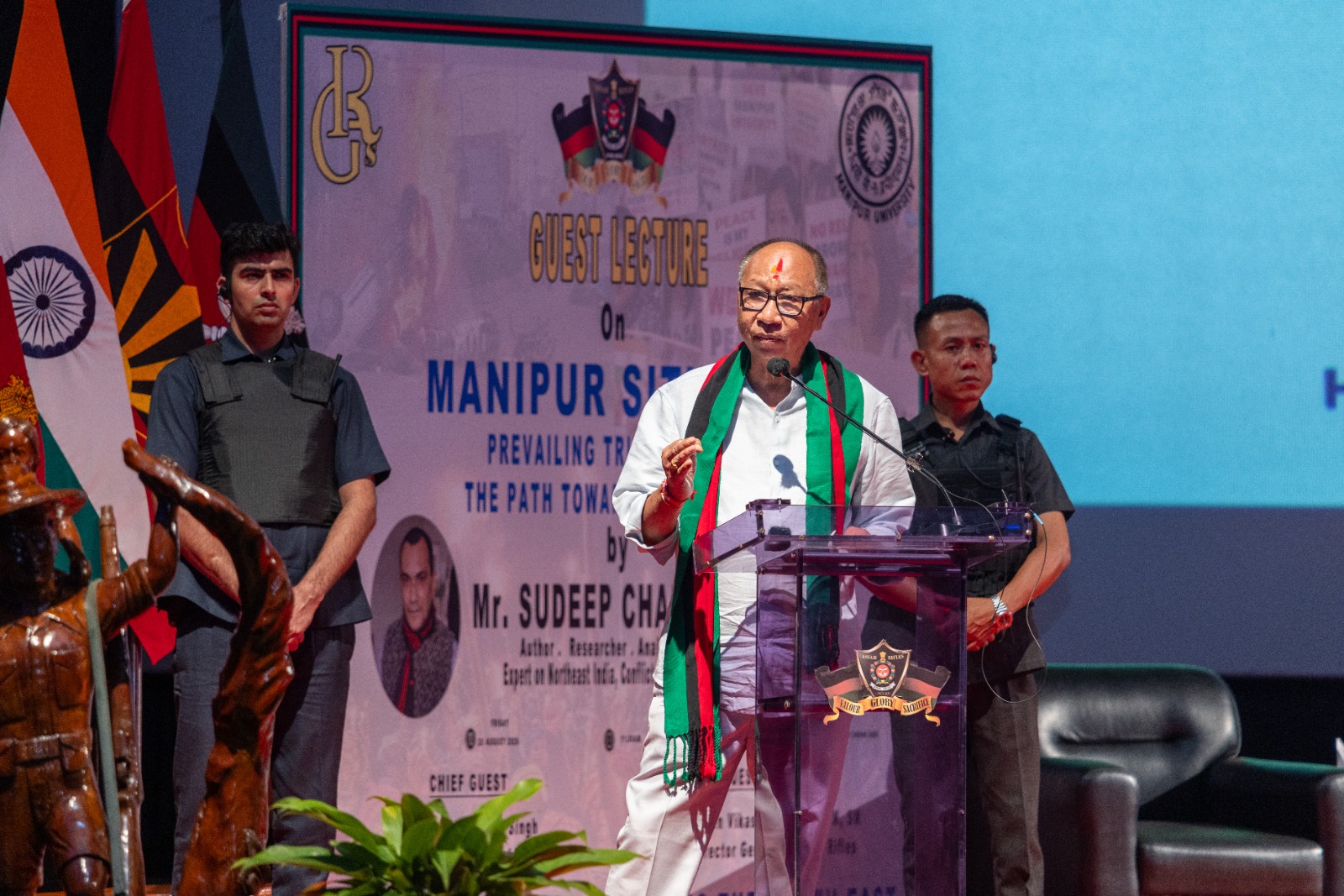 Manipur CM Yumnam Khemchand Singh calls for collective efforts to restore peace in the state