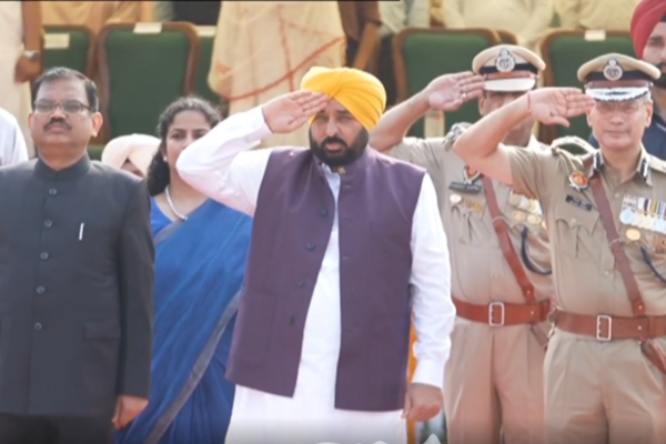 Punjab CM Bhagwant Mann unfurls National Flag at state-level Independence Day ceremony