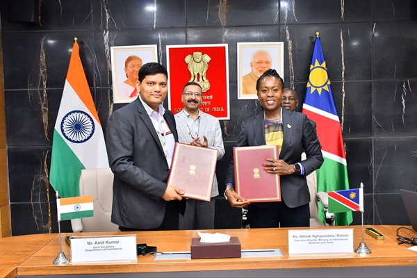 India and Namibia decide to move bilateral trade beyond raw-material-based composition towards value addition 