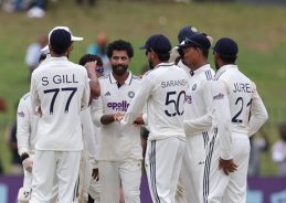 India ask hosts Sri Lanka to follow on in the Colombo Test match