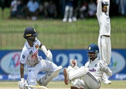 Men’s Cricket: Hosts Sri Lanka trail by 238 runs against India in first innings  on Day 3