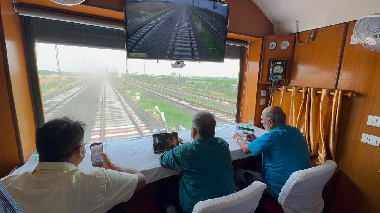 સામાખ્યાળી-ભચાઉ નવી રેલ લાઇન પર 130 km/h નો સ્પીડ ટ્રાયલ સફળ