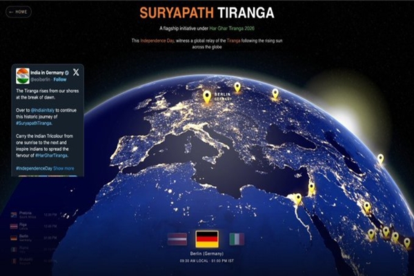 SURYAPATH TIRANGA Global Relay follows path of Rising Sun