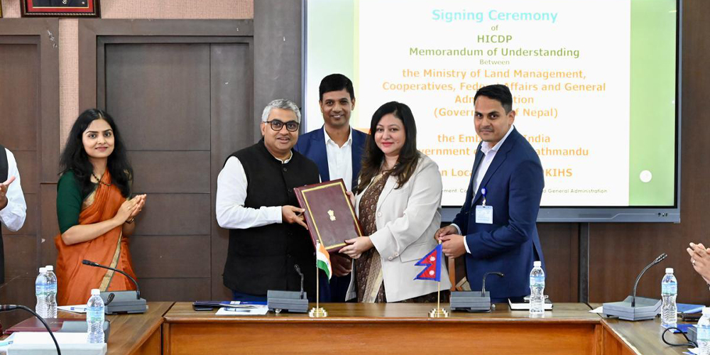India and Nepal sign MoUs for eight development projects in education, health and agriculture