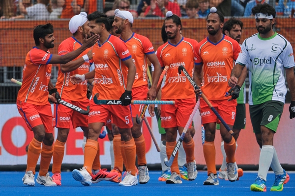 India beat Pakistan 5-3 to reach second round of Men’s Hockey World Cup