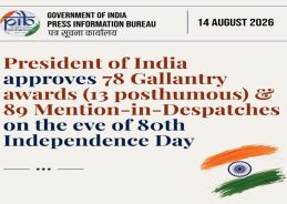 78 Gallantry awards announced for Defence Forces, CAPF personnel