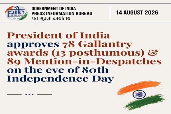 78 Gallantry awards announced for Defence Forces, CAPF personnel